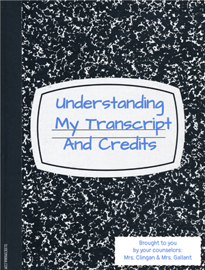 Understanding My Transcript and Credits